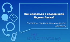 горячая линия яндекс лавка